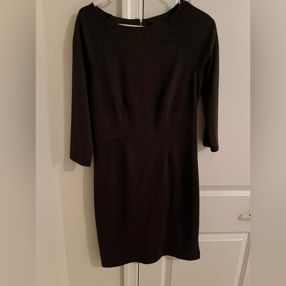 The Limited Classic Dark Gray Long Sleeve Dress
